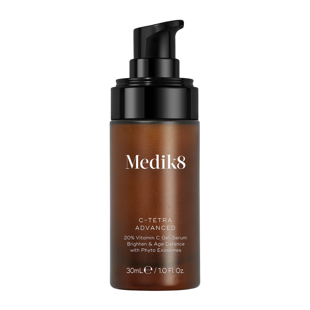 Medik8 C-Tetra Advanced 20% Vitamin C 30ml - Гель-сироватка з 20% вітаміном С та фітоекзосомами для освітлення та сяйва шкіри Medik8 C-Tetra Advanced 20% Vitamin C 30ml - Гель-сироватка з 20% вітаміном С та фітоекзосомами для освітлення та сяйва шкіри